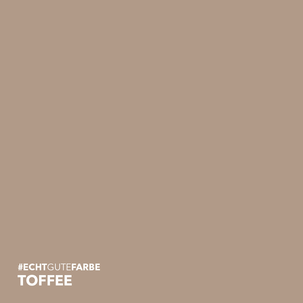 Wandfarbe Toffee