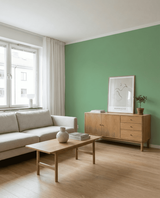 Wandfarbe Venice Green