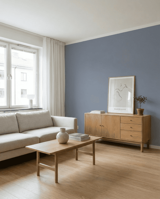 Wandfarbe Vesper Blue