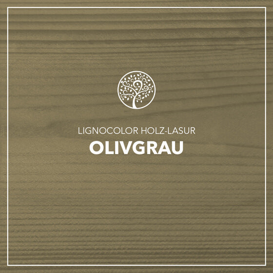 Lignocolor Holzlasur für Außen Olivgrau