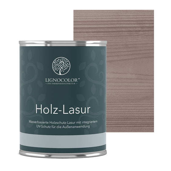 Lignocolor Holzlasur für Außen Platingrau