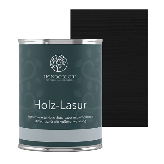Lignocolor Holzlasur für Außen Schwarz