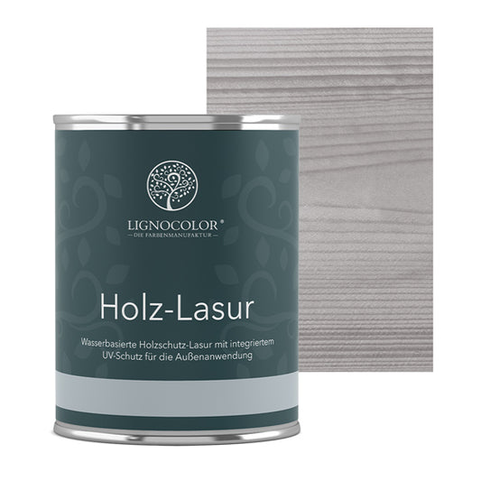 Lignocolor Holzlasur für Außen Silbergrau