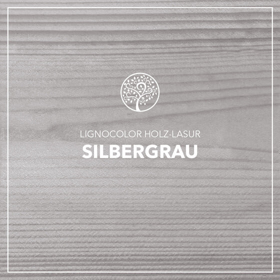 Lignocolor Holzlasur für Außen Silbergrau