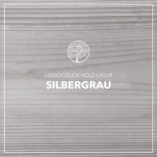 Lignocolor Holzlasur für Außen Silbergrau