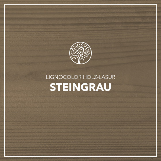 Lignocolor Holzlasur für Außen Steingrau